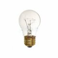 American Imaginations 60W Bulb Socket Light Bulb Warm White Glass AI-36819